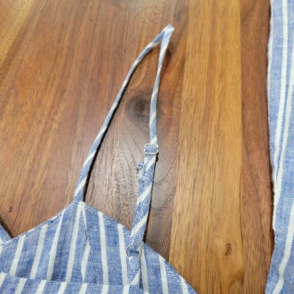 Gianni Bini Blue and White Striped Jumpsuit - Picture 9 of 10